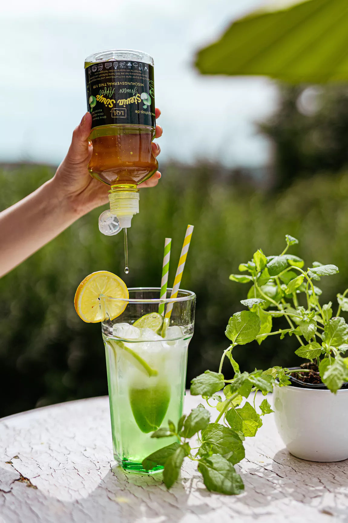 Sirop de Stevia cu Măr Verde cu indice glicemic scăzut - LQI - 650 ML