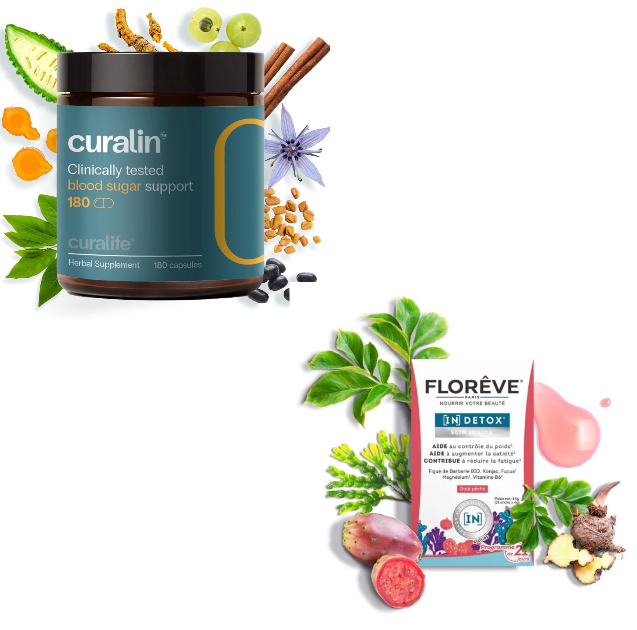 Curalin 90 capsule + DETOX Slim Inside®