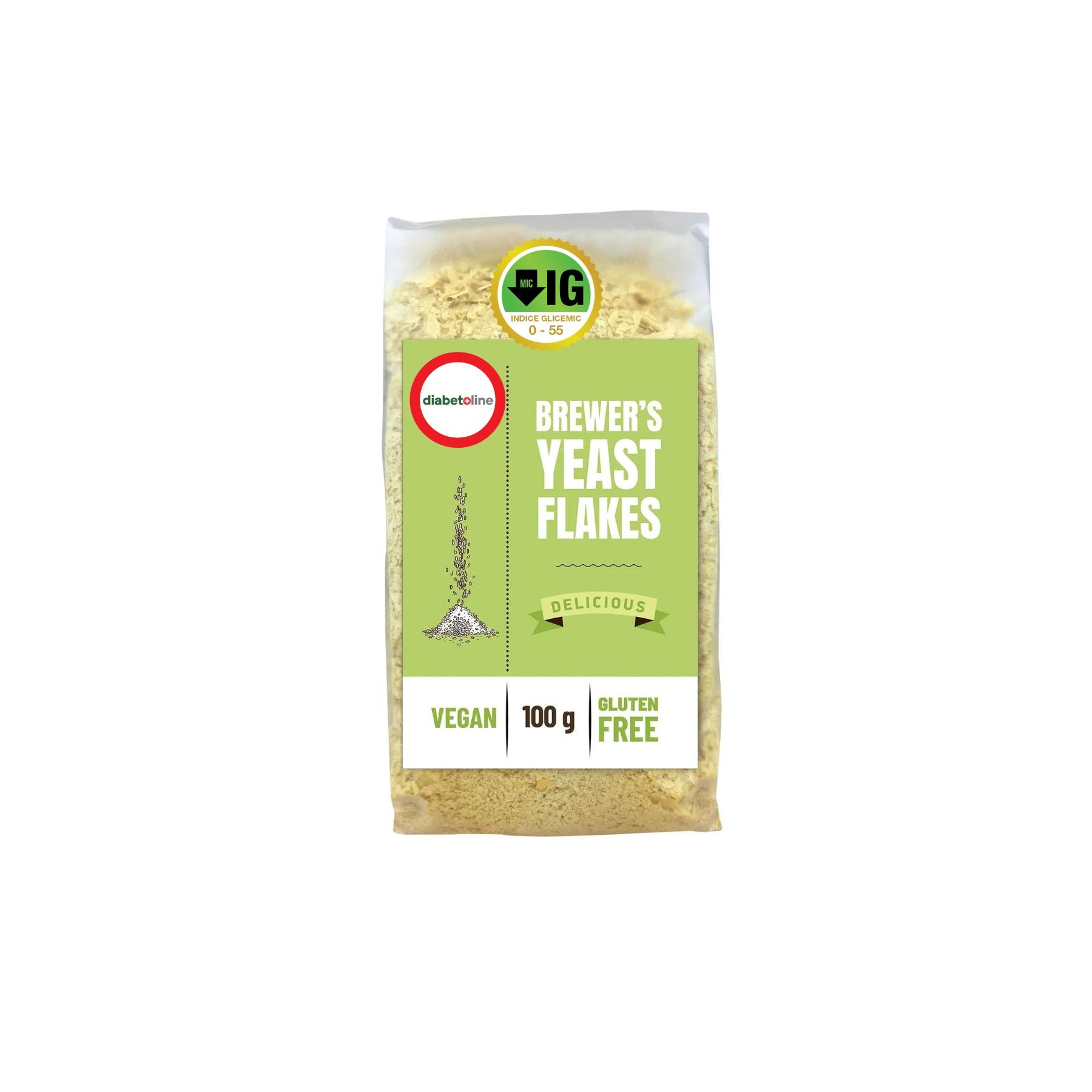 Fulgi de drojdie de bere, fără gluten, CU INDICE GLICEMIC MIC - MILL&FOLKS Brewer’s yeast flakes 100 gr- produs Ungaria