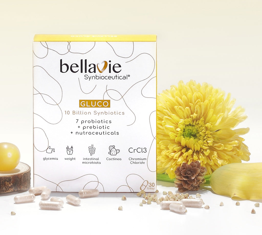 GLICEMIE NORMALA sustinuta natural -BellaVie GLUCO - Unic - 30capsule -produs Belgia