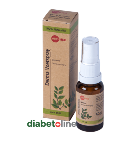 Dexema - Spray Dermatologic pentru vezicule, piele roșie, sensibilă și mâncărime ale piciorului și între degete. 20 ml - AJUTA PICIORUL DIABETIC - produs Olanda