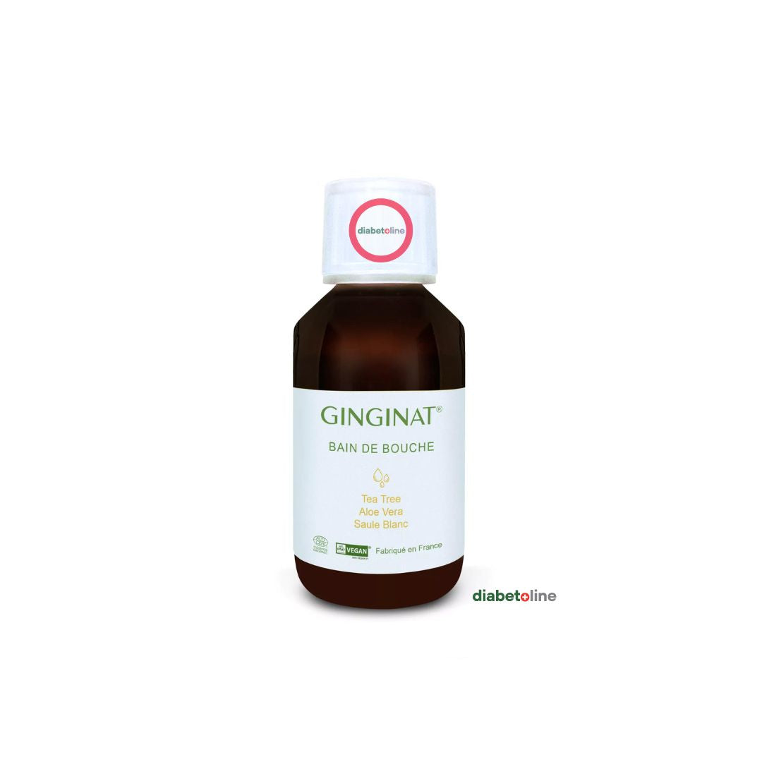 Apă de gură certificată organic și vegan - GINGINAT (100 ml)
