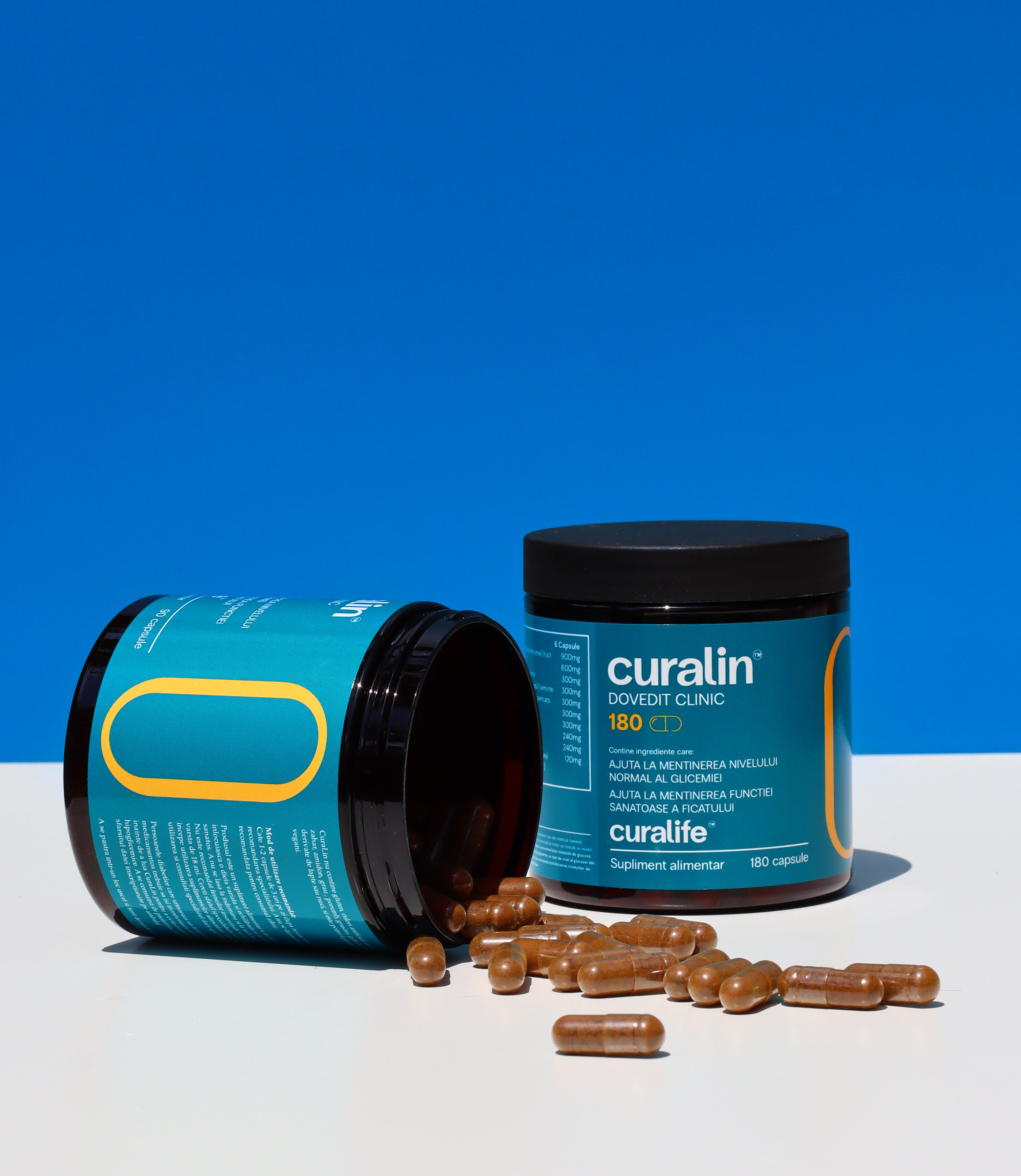 Curalin reduce și normalizează glicemia pentru diabet tip2 - 90 capsule
