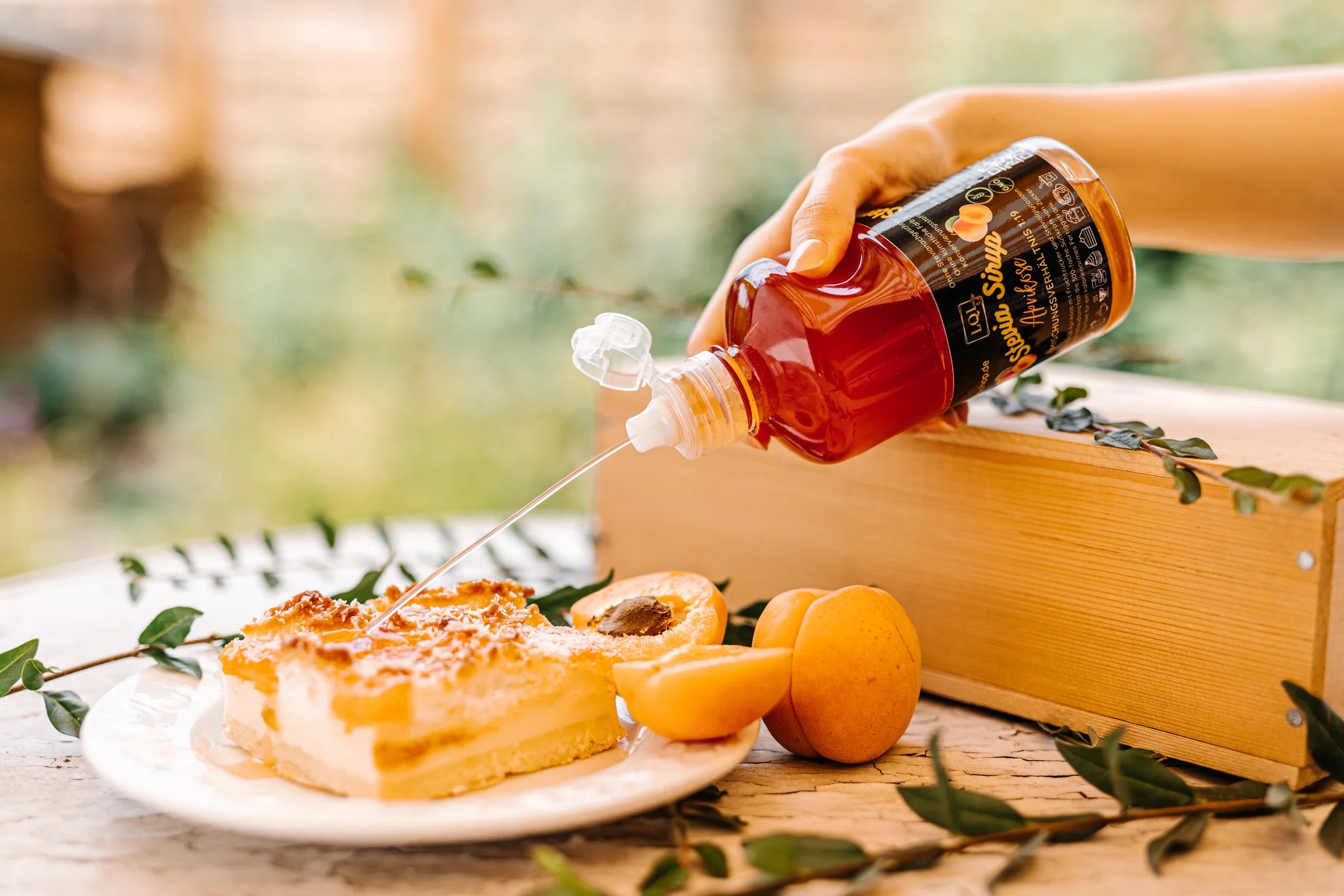 Sirop de Stevia cu CAISE cu indice glicemic scăzut - LQI - 650 ML
