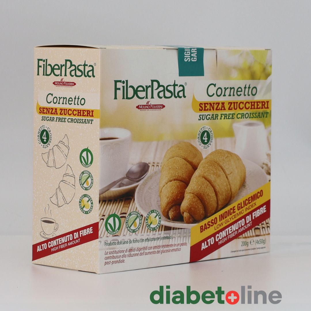 Croissant gustos fără zahăr - indice glicemic scăzut 200 gr (50gr x4)