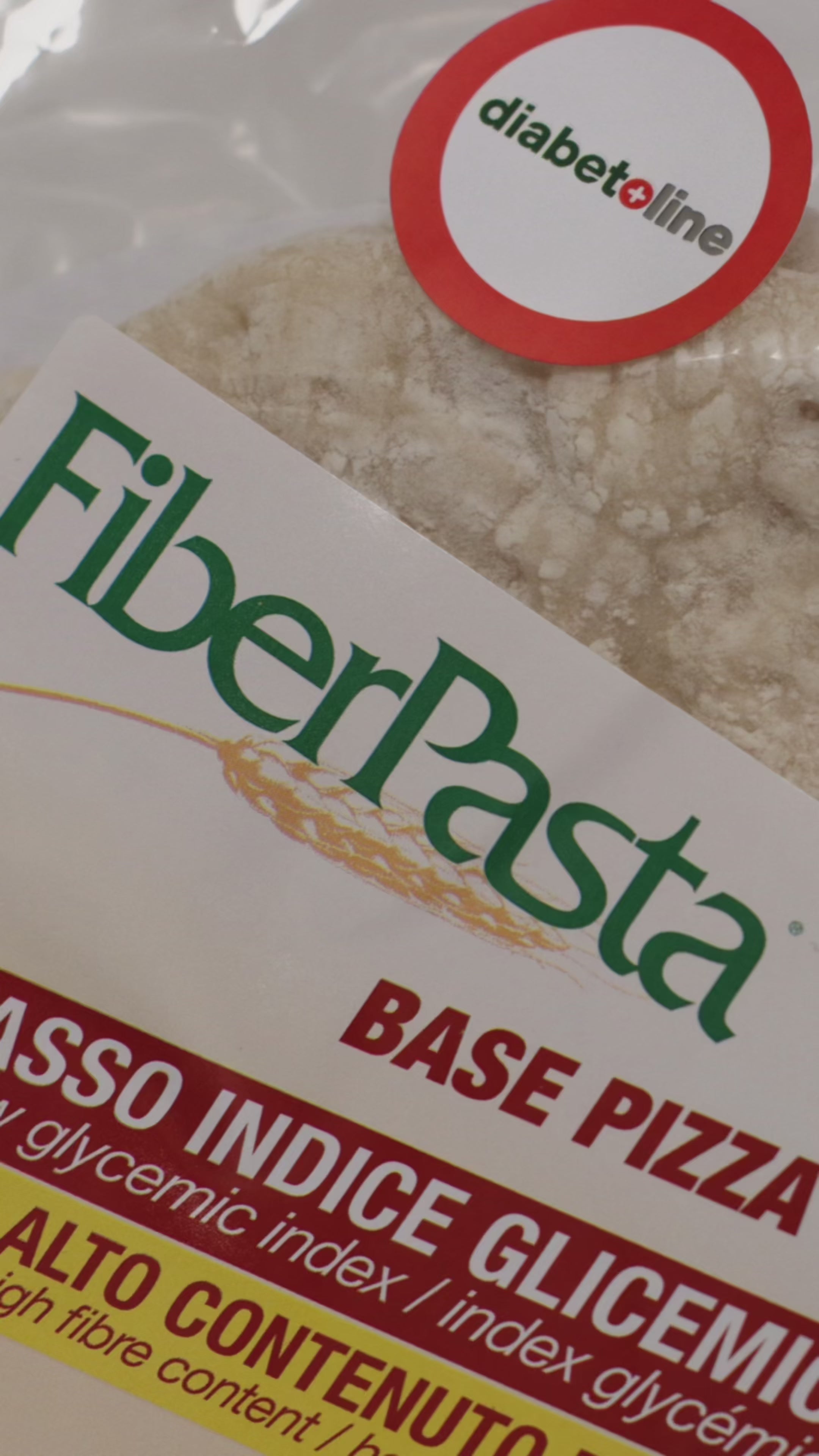 Bază pt. pizza cu indice glicemic mic - FIBER PASTA 340 gr (2 buc )