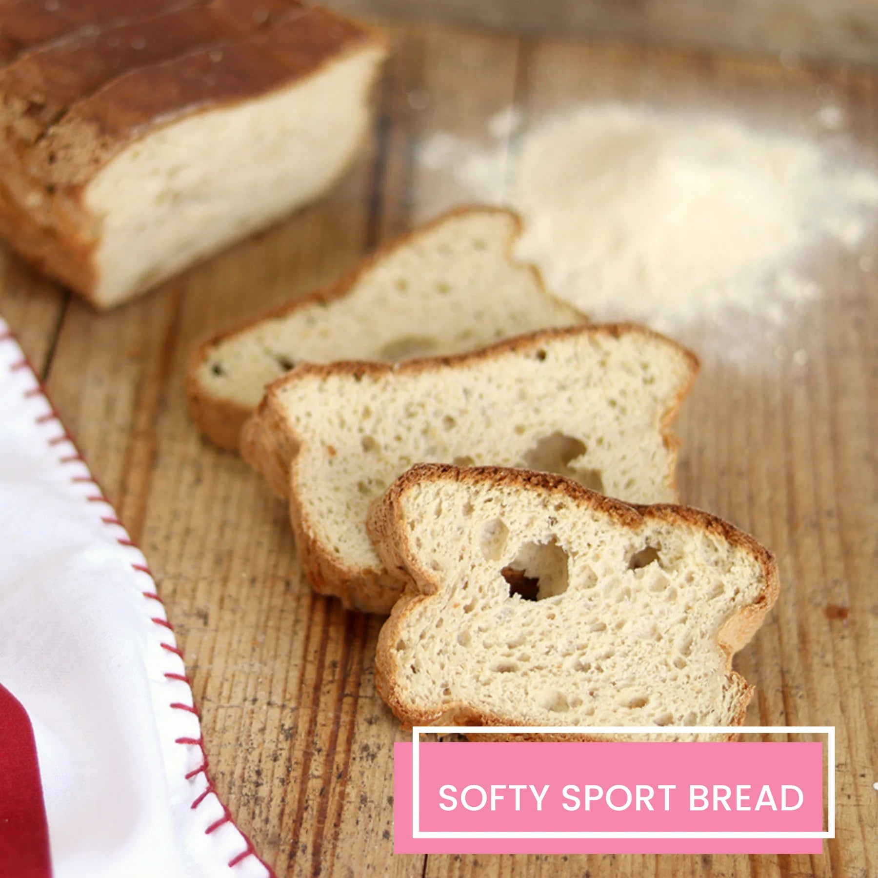 Făină proteică cu indice glicemic mic Bake-Free -Low Carb Soft Sport Flour 900 gr