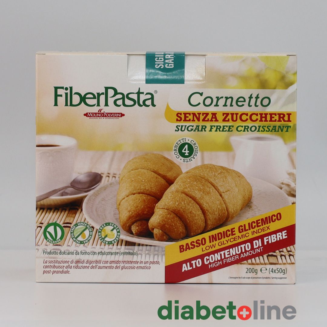 Croissant gustos fără zahăr - indice glicemic scăzut 200 gr (50gr x4)