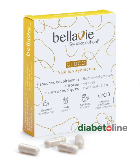 GLICEMIE NORMALA sustinuta natural -BellaVie GLUCO - Unic -  30capsule -produs Belgia
