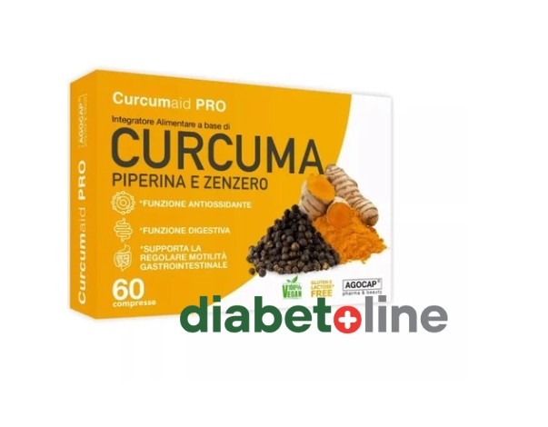 ANTIINFLAMATOR GENERAL - Curcuma cu turmeric și piperină, 60 de comprimate - produs Italia