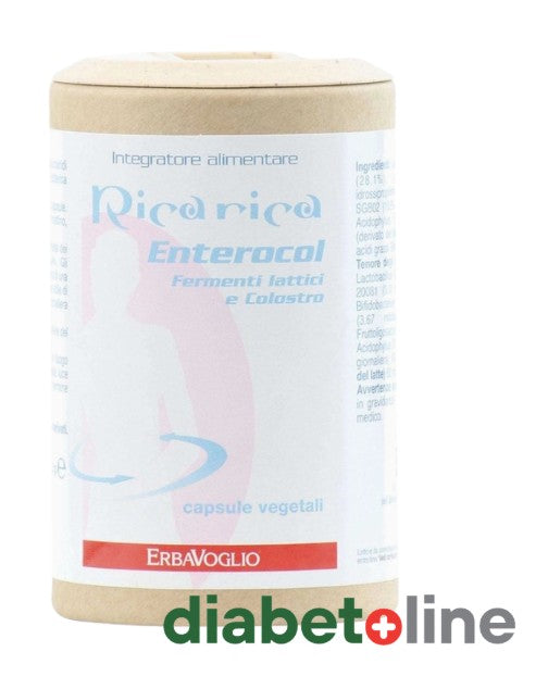 ENTEROCOL - susține flora intestinală sănătoasă – 60capsule – produs Italia