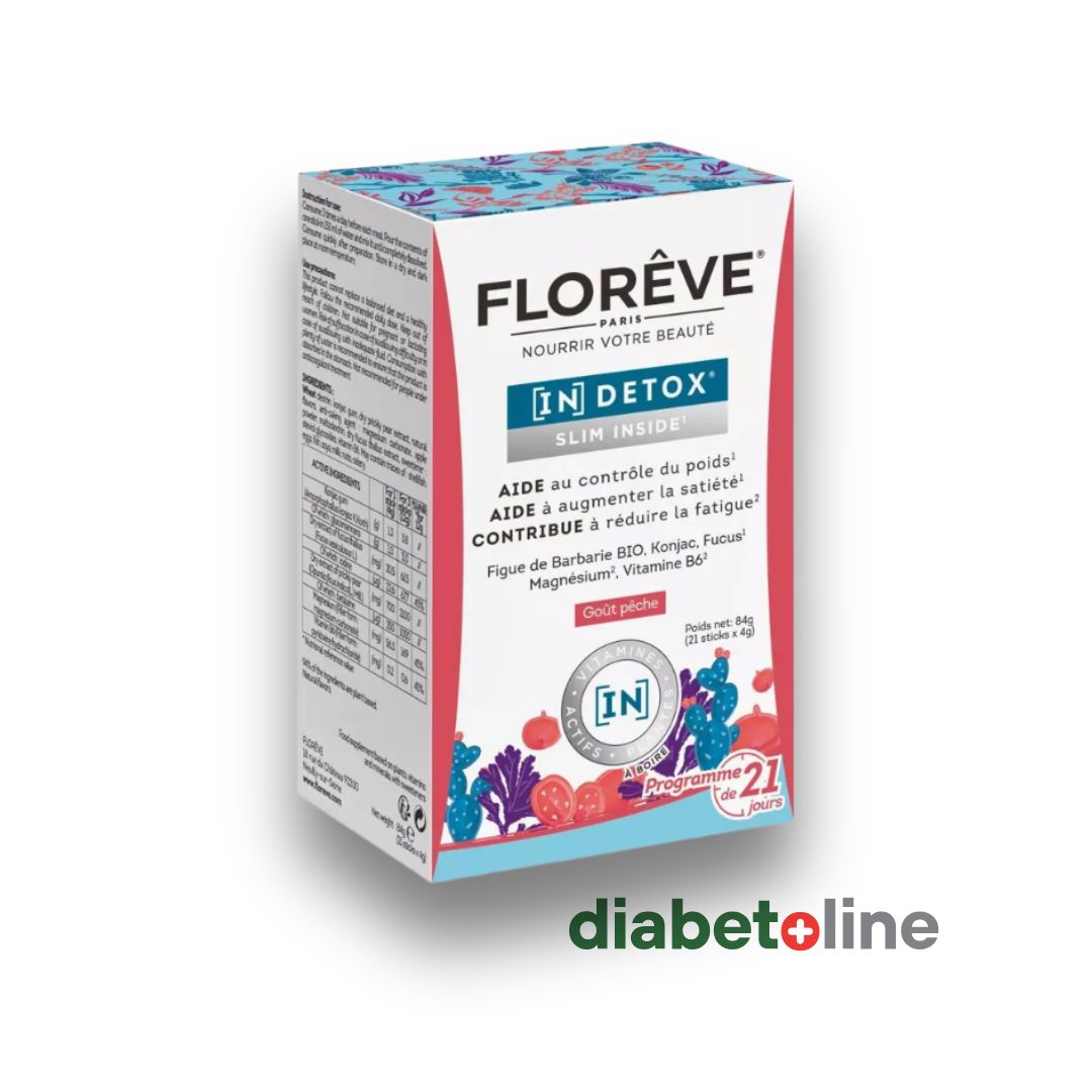 Scade pofta de mâncare, elimină kg și toxinele eficient - Floreve Detox Slim 21 bucăți x 4 gr