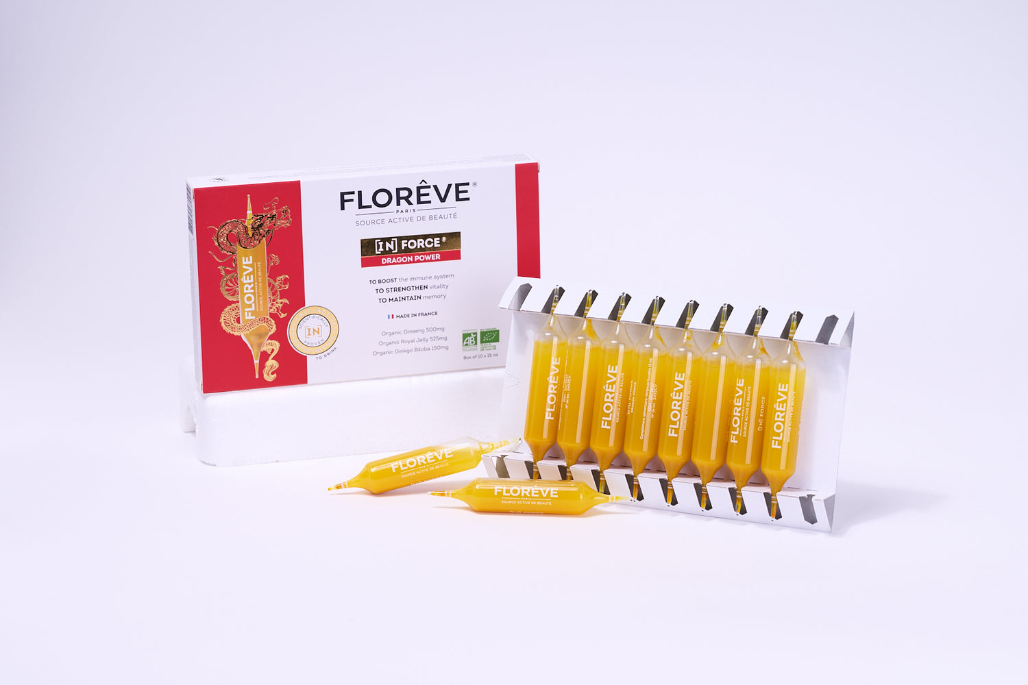 [IN] FORCE Dragon Power - Formula puternica antioboseala ! 10 fiole