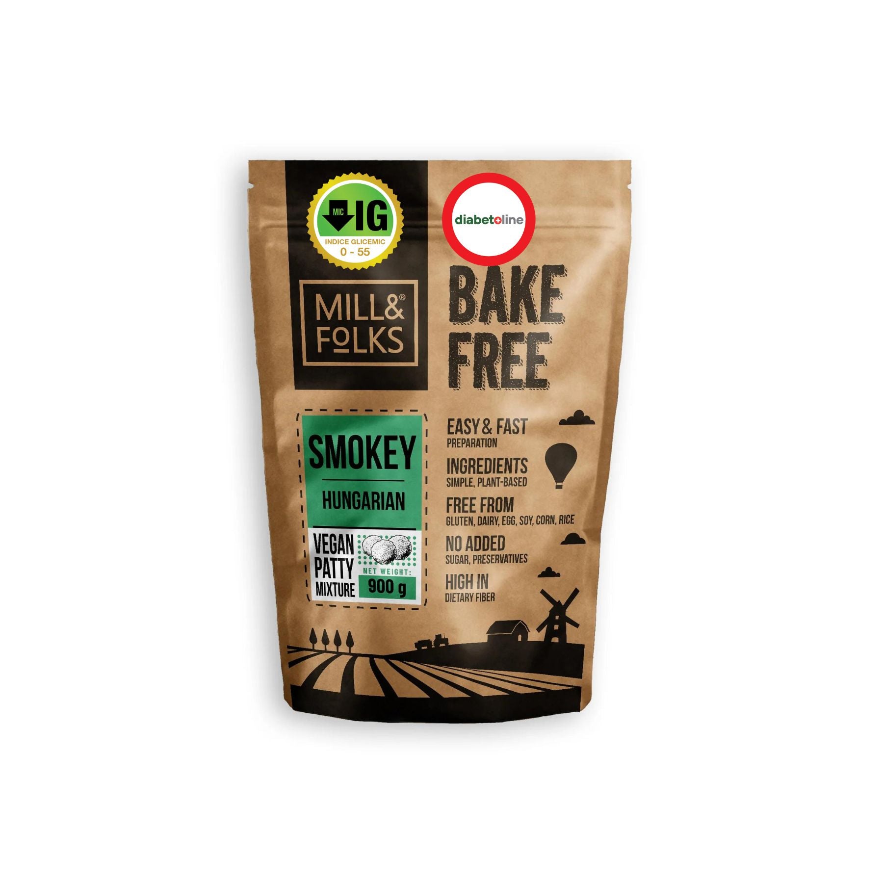 Chifteluțe afumate unguresti cu indice glicemic mic- Bake-Free Smokey hungarian mixture 900 gr