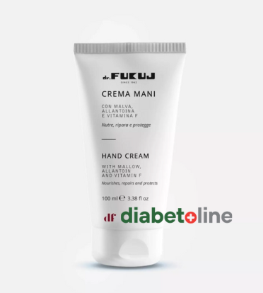 Dr.Fukuj - Cremă de mâini, Hrănește, Repară și Protejează - cu alantoină și vitamina F -produs Italia -100ml