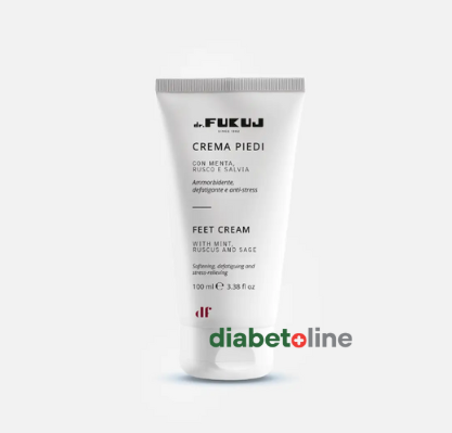 Dr.Fukuj - Crema pentru picioare - antioboseala, emolianta, AJUTA PICIORUL DIABETIC - produs Italia - 100ml