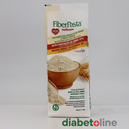Făină din grâu italian cu indice glicemic mic - FIBER PASTA 500 gr