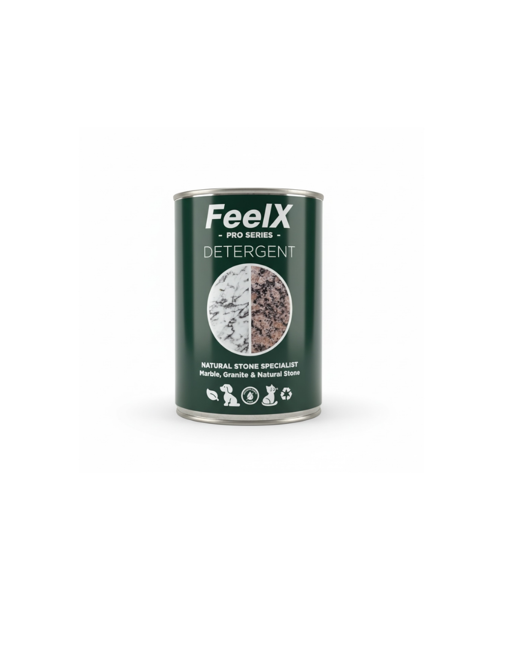 Soluție de curățare FeelX Piatra &amp; Piatra Naturala Pro Series - Potrivită pentru animale de companie - Super concentrat 1:50 - Produce 50 L de soluție - Îngrijire delicată pentru marmură, granit - Sticlă metalică sustenabilă - 1L