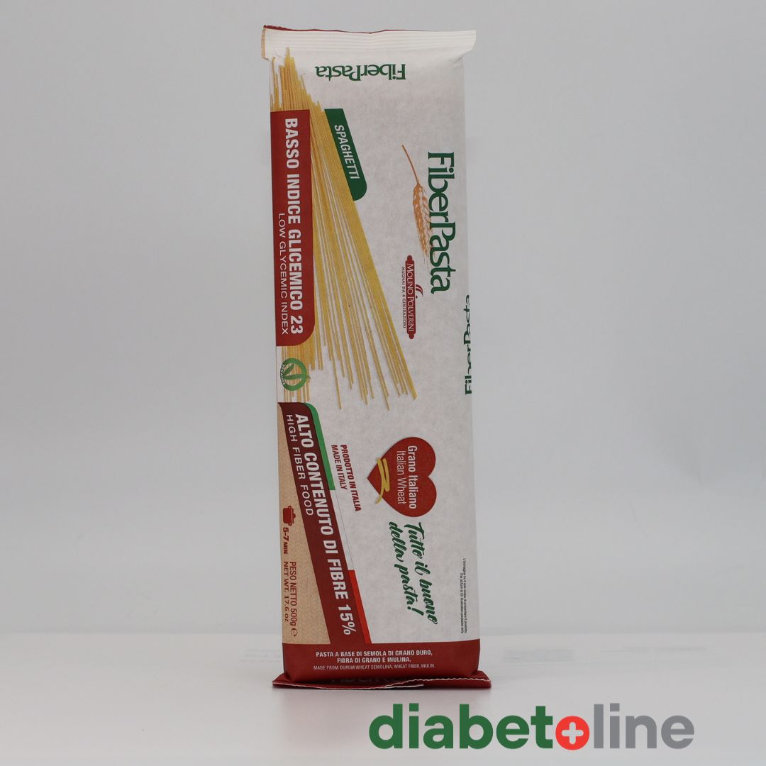 Spaghetti- indice glicemic scăzut - FIBER PASTA 500 gr